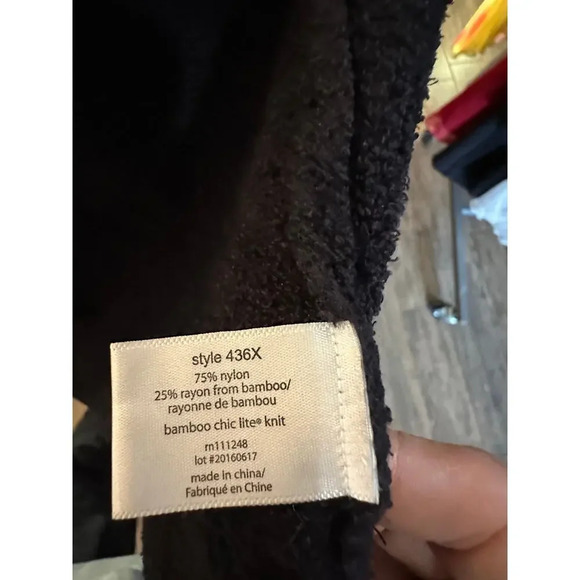 Barefoot Dreams Bamboo Chic Lite Calypso Wrap Cardigan Sweater Size 2X - Picture 9 of 9